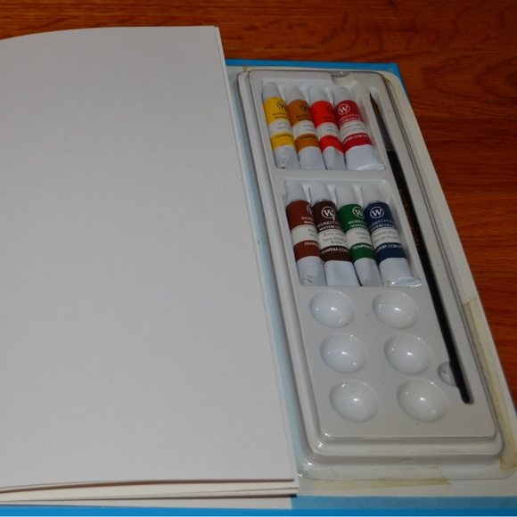 Vintage Watercolor Workstation landscape painting hardcover book - NEW - Picture 6 of 11